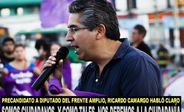 Ricardo Camargo «Somos ciudadanos, y como tales, nos debemos a la ciudadanía»